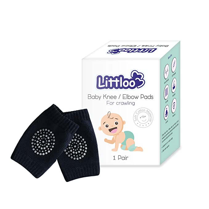 Littloo Littloo Pack of 1 / Black Littloo Baby Knee Pad Littloo Littloo Pack of 1 / Black Littloo Baby Knee Pad